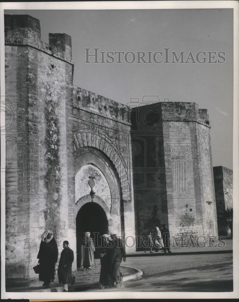 1953 Porte Bab El Had, The Mellah, Morocco  - Historic Images