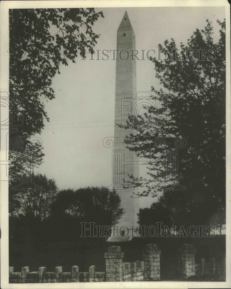 1929 Press Photo Jefferson Davis Monument in Fairview, Kentucky - Historic Images