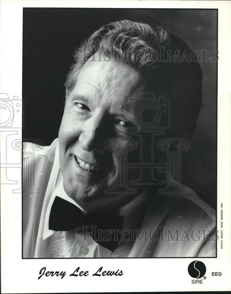 1995 Press Photo Jerry Lee Lewis, singer and composer - Historic Images