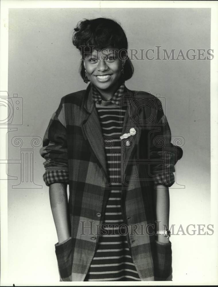 1986 Press Photo Actress Tempestt Bledsoe stars in &quot;The Cosby Show&quot; - Historic Images