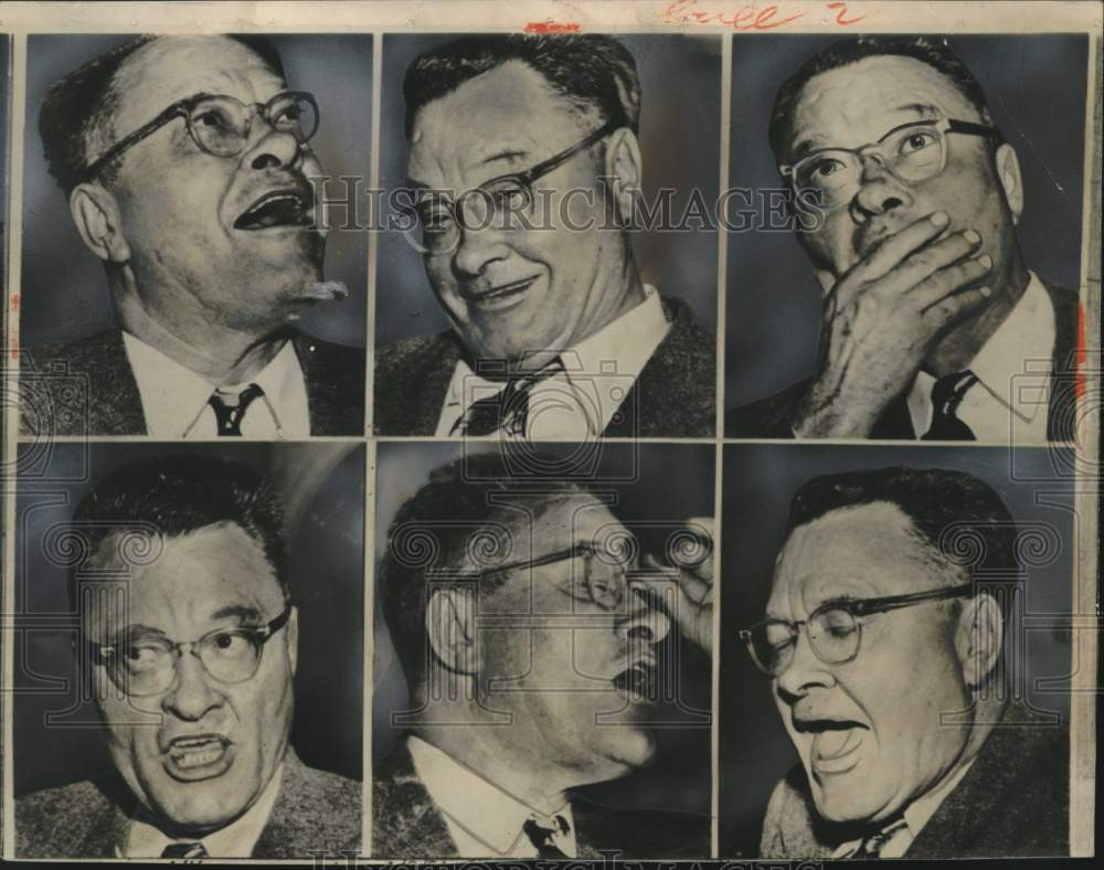 1954 Washington Series of Poses of Ray H. Jenkins a Tennessee Lawyer - Historic Images