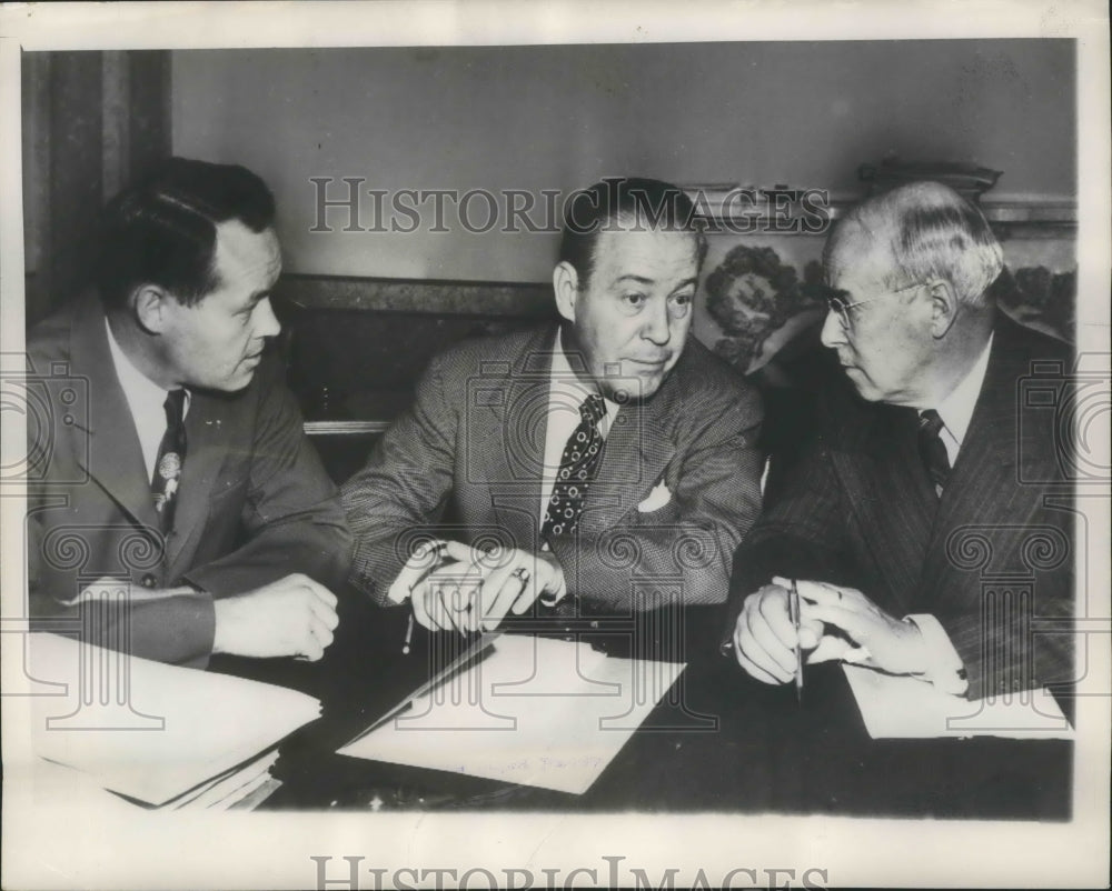 1951 Press Photo Senate Crime Investigating Committee Resumed Investigation - Historic Images