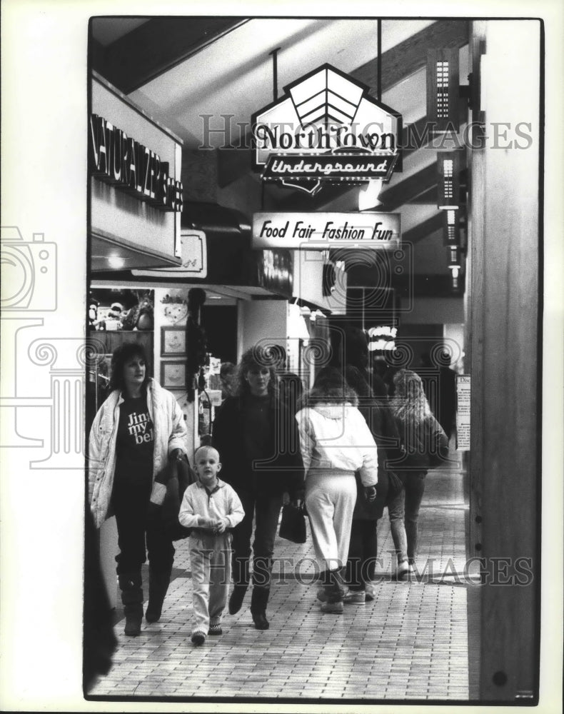 1989 Northtown Mall Undergoing Remodeling and Expansion  - Historic Images