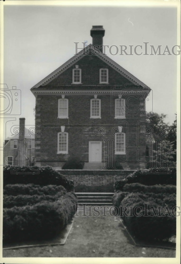 1990 Press Photo Nelson House Considered Best Examples of Georgian Architecture - Historic Images