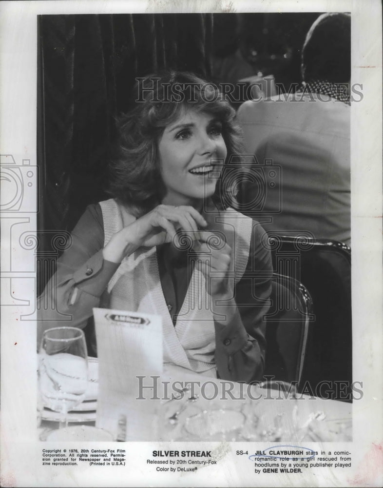 1978 Press Photo Actress Jill Clayburgh in &quot;Silver Streak&quot; Movie - Historic Images