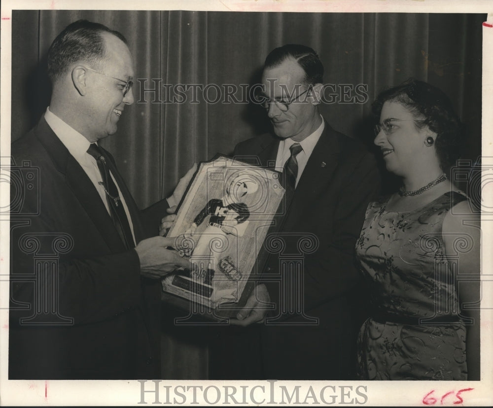 1955 Press Photo Executives of the American Institute of Banking, Houston - Historic Images