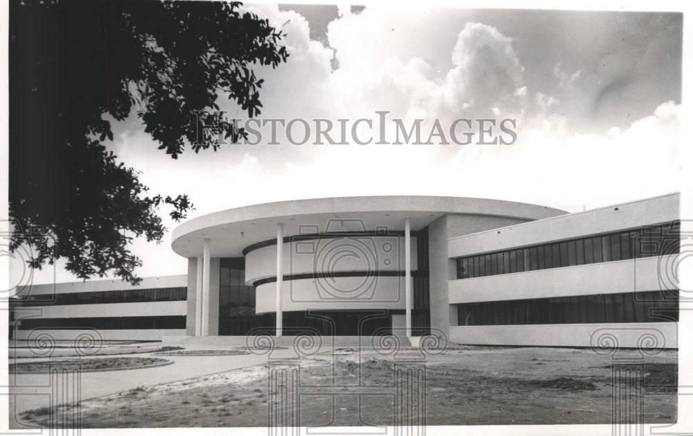 1970 Press Photo View of Dr. King Texas Southern University Humanities Building - Historic Images