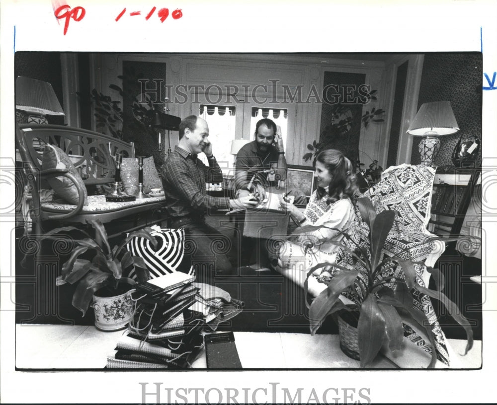 1979 Press Photo Planners Get Ready for Annual Interior Designer's (ASID) Bazaar - Historic Images