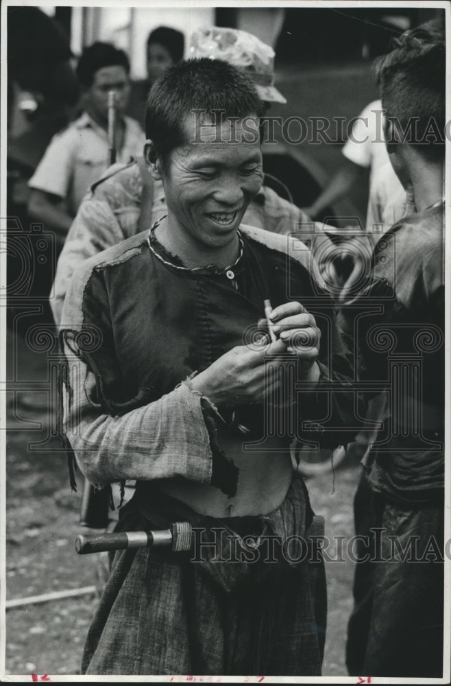 1961 Press Photo ragged soldiers wage jungle war on communism Asian southeast - Historic Images