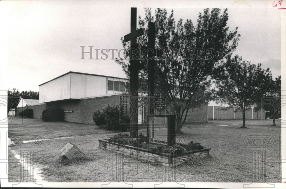 1971 Press Photo New location for Ascension Lutheran Church - hca08628 - Historic Images