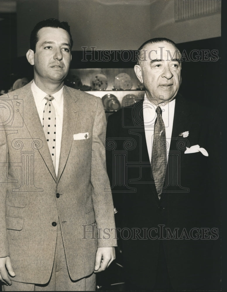 1956 Press Photo Officials of Becker Jewelry - hca09481 - Historic Images