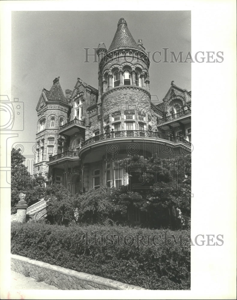 1981 Press Photo Bishops Palace in Galveston, Texas - hca12551 - Historic Images