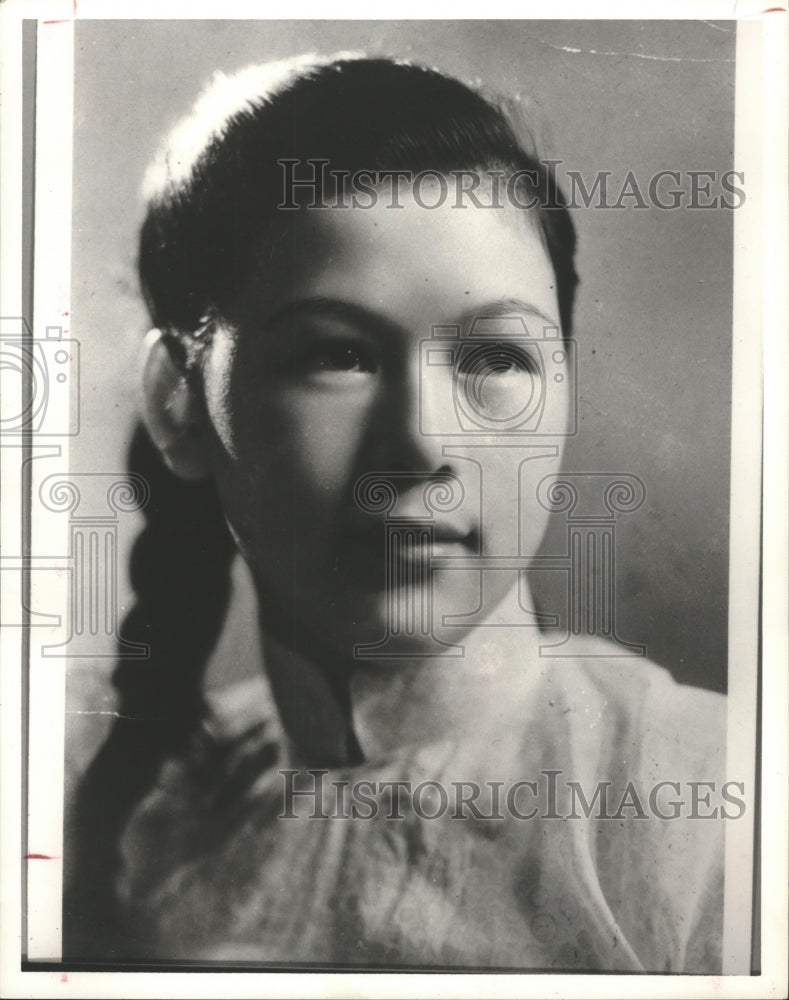 1980 Press Photo Grace Wong of Houston Born in China - hca12648 - Historic Images