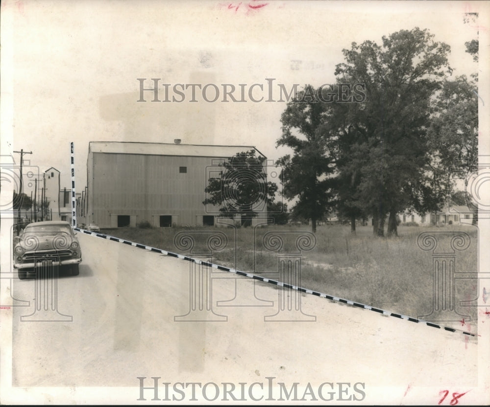1955 Missing Houses City Land, Houston. - Historic Images