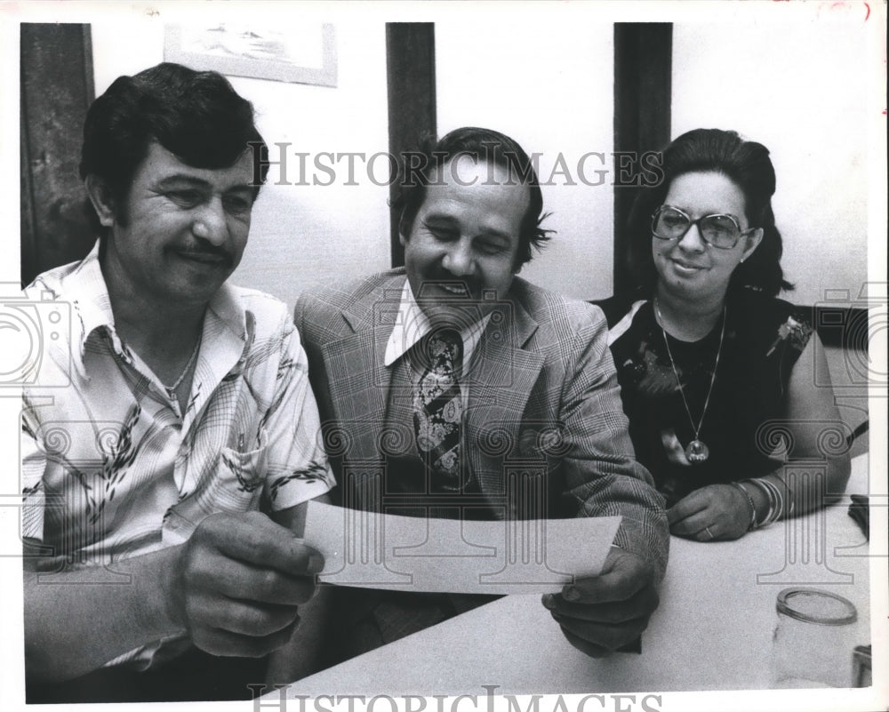 1978 Press Photo Members of El Nuevo Leon Bakery, Houston - hca12950 - Historic Images