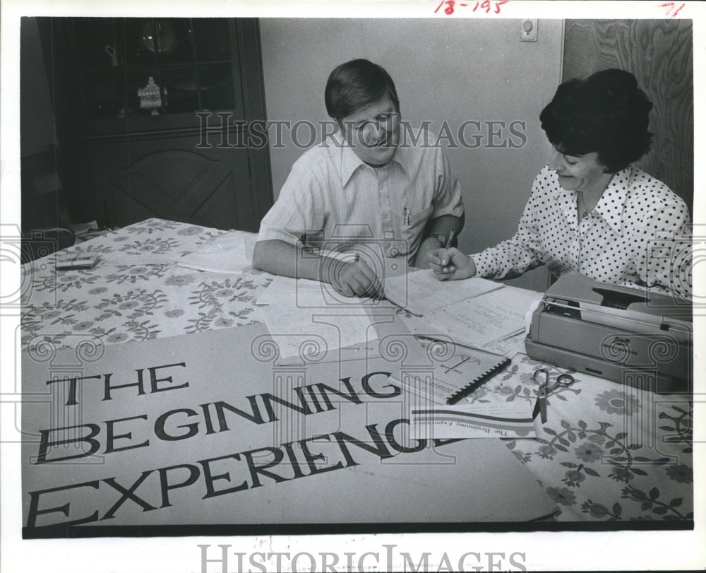 1978 Press Photo Bill &amp; Rita Orth Lead Team of Catholics At Retreat in Houston. - Historic Images