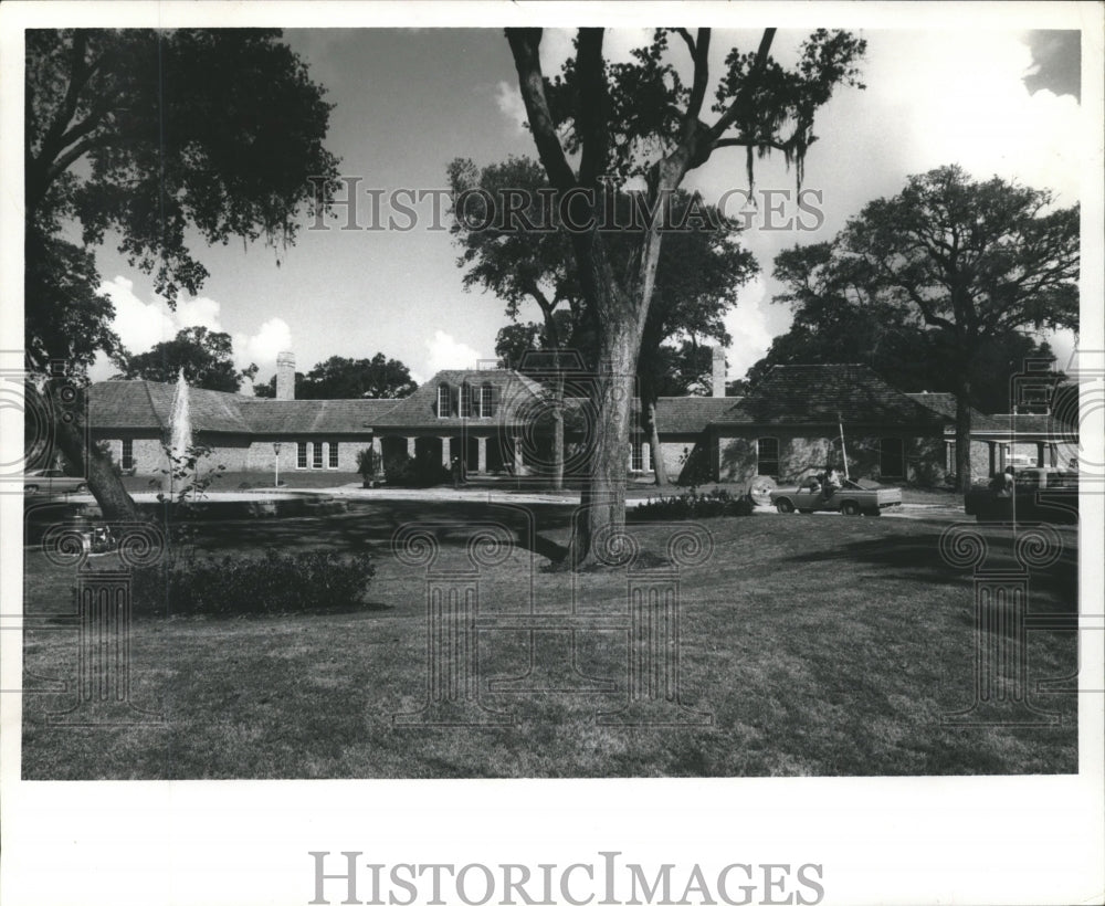 1972 Press Photo Columbia Lakes Country Club Building in Brazoria County. - Historic Images