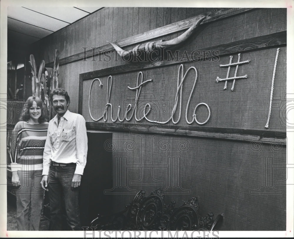 1982 Press Photo Linda Ivey &amp; Max Elder at Chute #1 Country Western Club - Historic Images