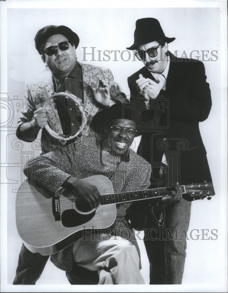 1968 Press Photo Randy Jobe, E.L. Gibson &amp; Thomas Mason, Comedy Workshop Houston - Historic Images