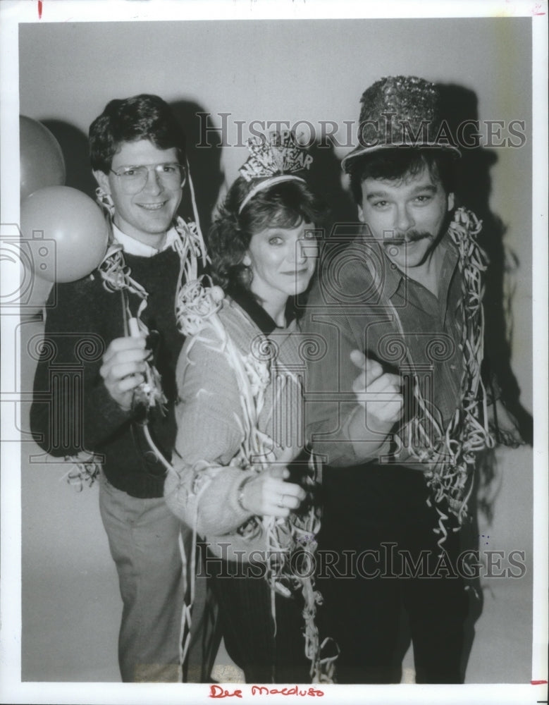 1988 Press Photo Members of Comedy Worksop in Houston. - hca14113 - Historic Images