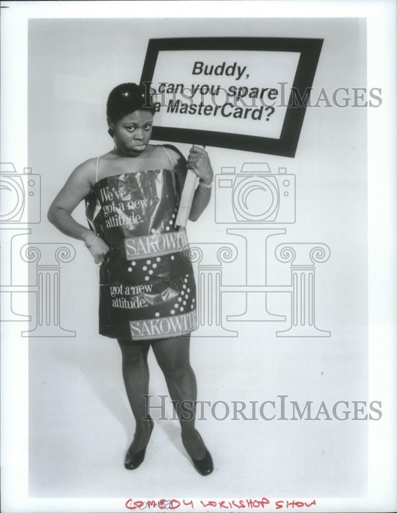 1988 Press Photo Member of Comedy Workshop, Houston. - hca14116- Historic Images