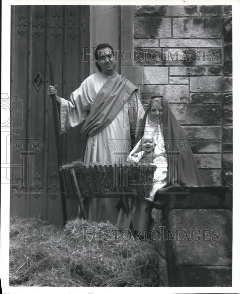 1991 Press Photo Christmas Pageant at St. Marks United Methodist Church, Houston - Historic Images