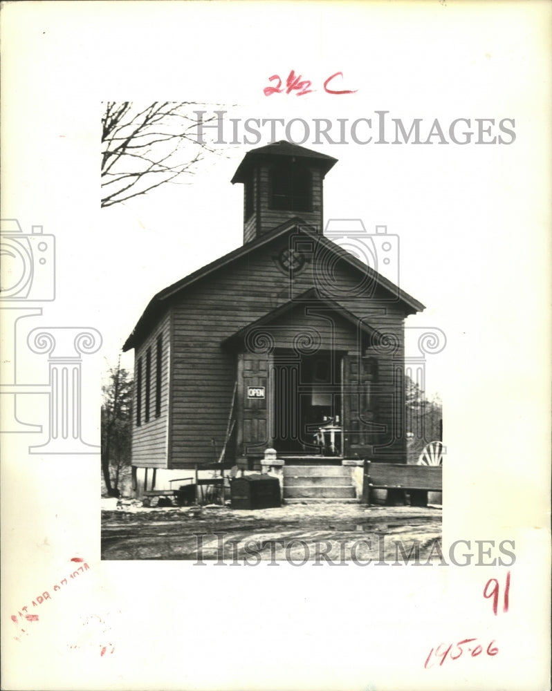 1973 Press Photo Church in Vale, Little Brown Church - hca14866 - Historic Images