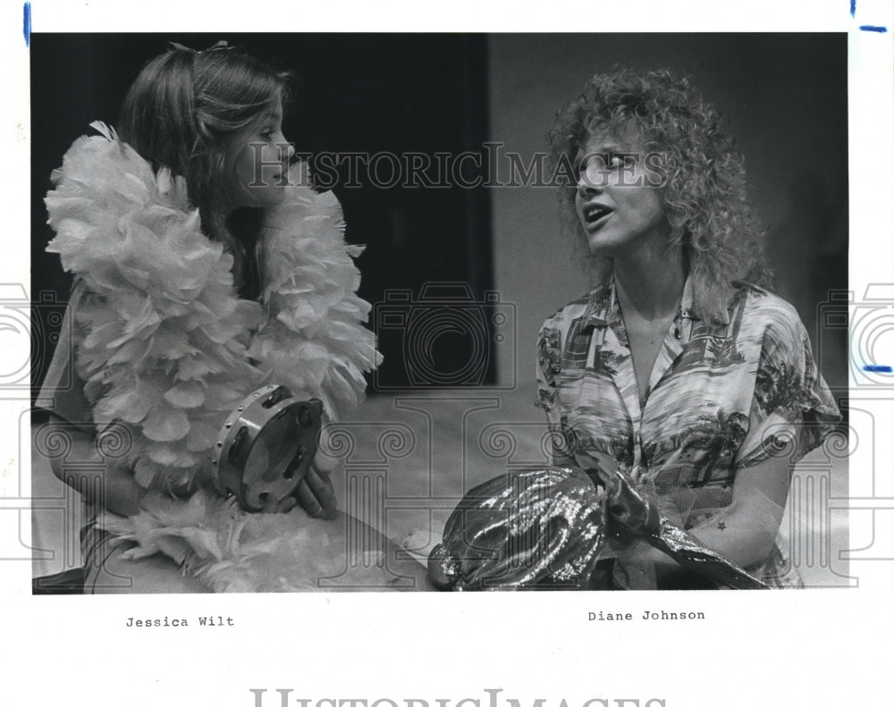 1986 Jessica Wilt and Diane Johnson, Country Playhouse, Houston - Historic Images