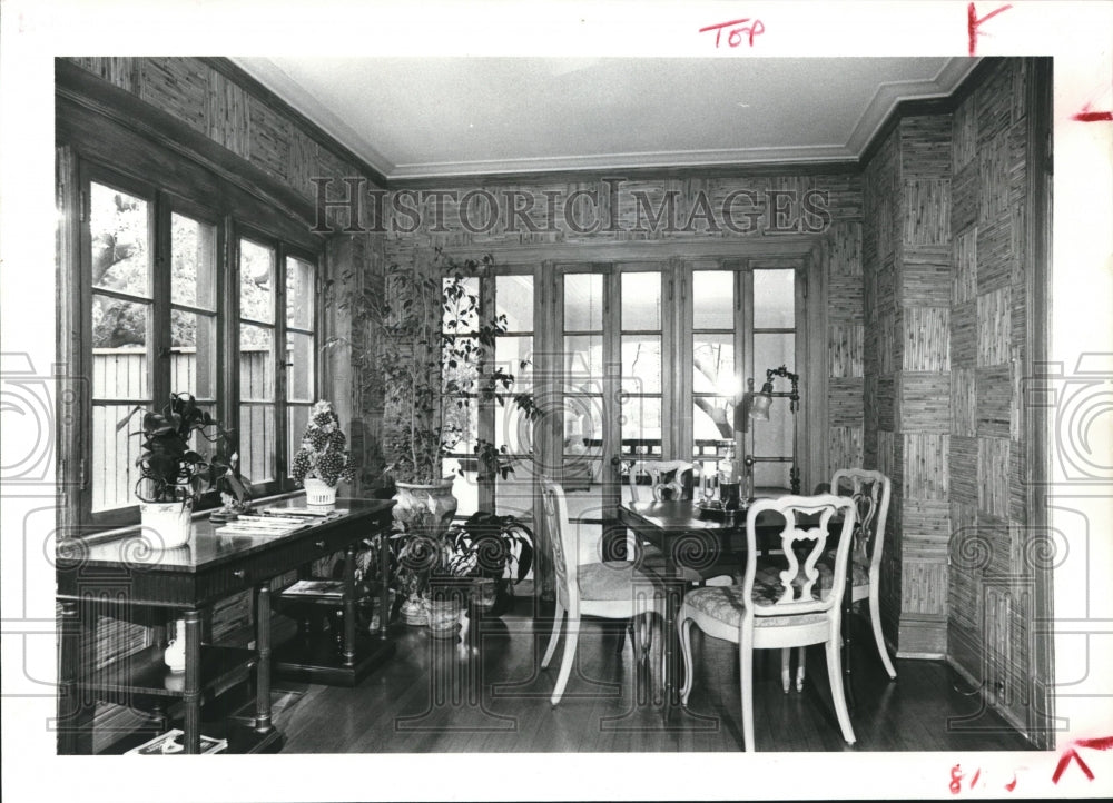 1979 Bamboo Room at the Courtlandt Place, Houston - Historic Images