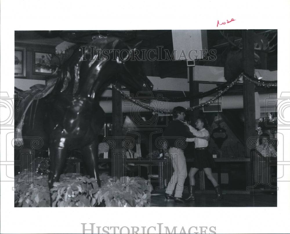 1992 Country Music dancer Matthew Wheelock &amp; Megan Brady at The Rose - Historic Images