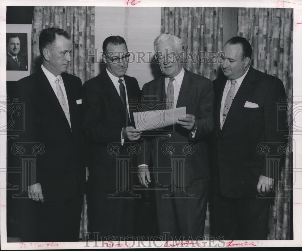 1956 Executives of the Shell Oil Company of Houston. - Historic Images