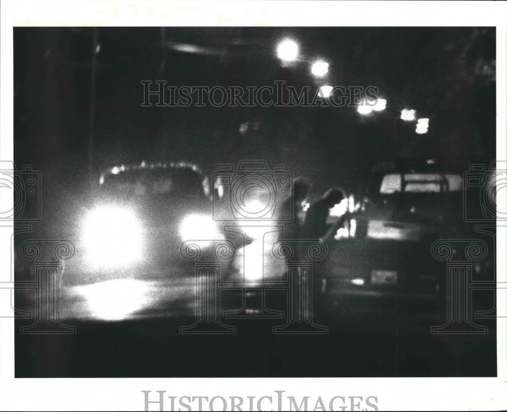 1988 Press Photo Street sales of drug traffic, Houston - hca17623 - Historic Images