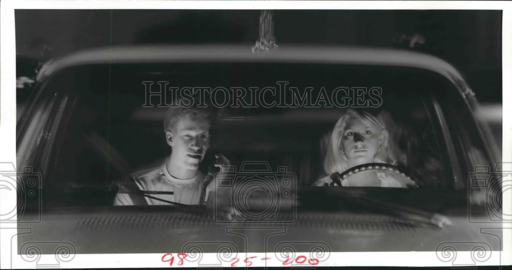 1985 Adam Pollock &amp; Carolyn Winn Against Drunk Driving in Houston - Historic Images