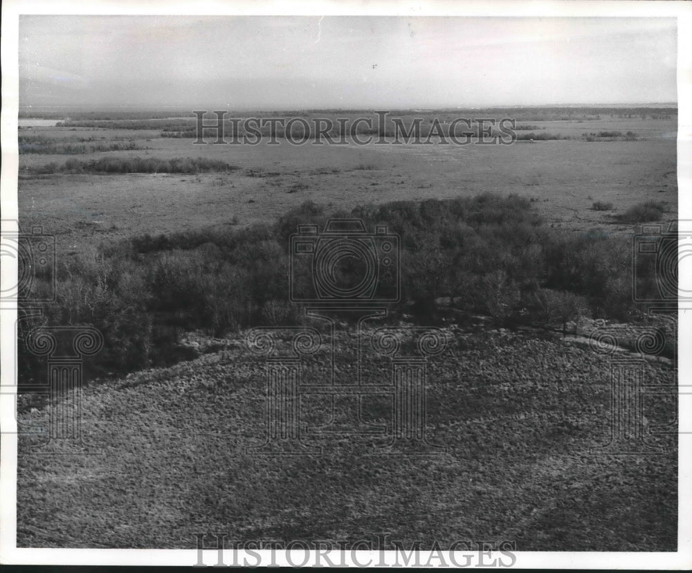 1962 Press Photo Texas ranch land near Houston, owned by Humble Oil &amp; Refining - Historic Images