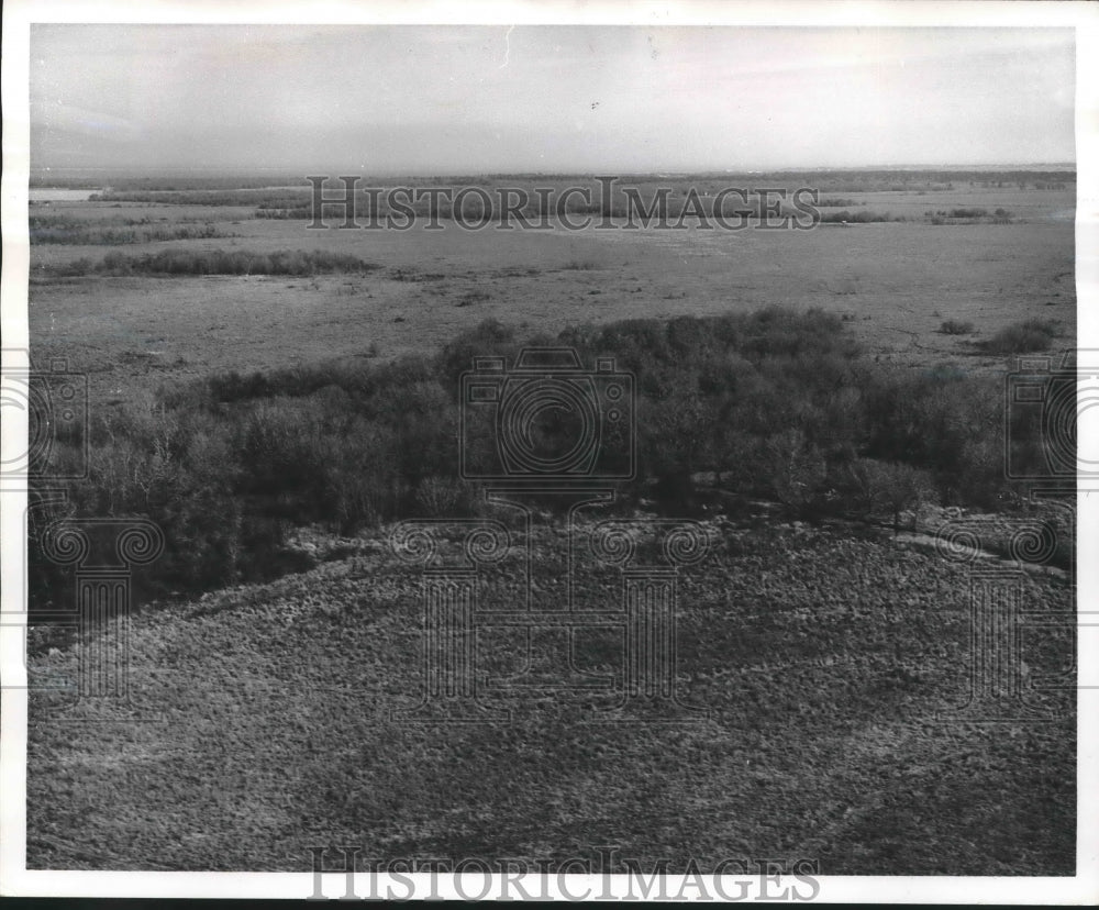 1962 Press Photo Texas ranch land near Houston, owned by Humble Oil & Refining - Historic Images