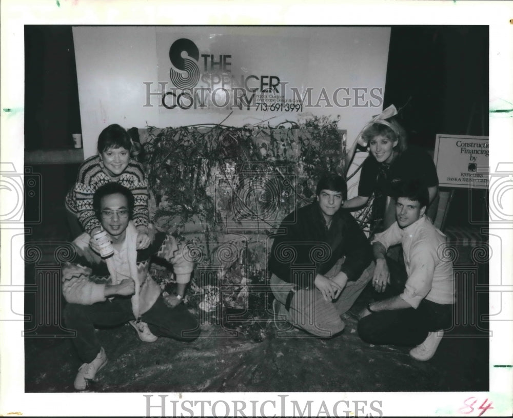 1986 Diverse Works artists group in Houston - Historic Images