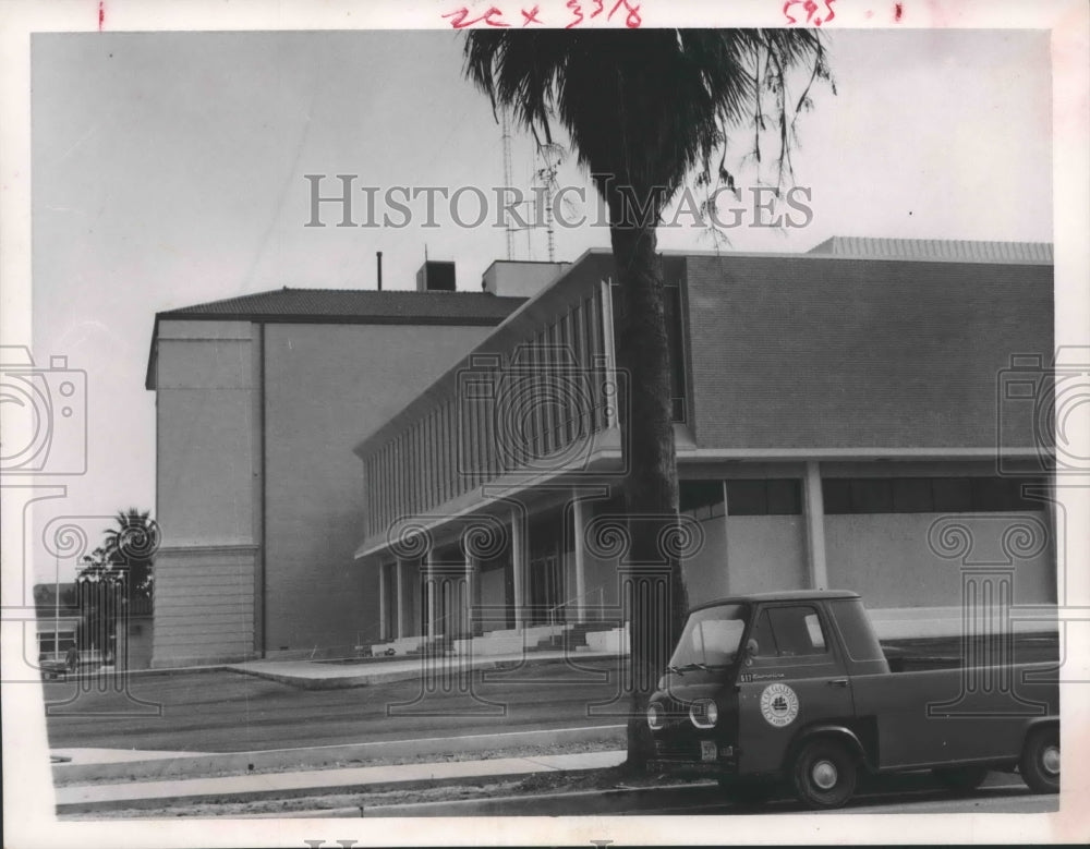 1964 The new Police and Fire Station in Galveston, Texas - Historic Images