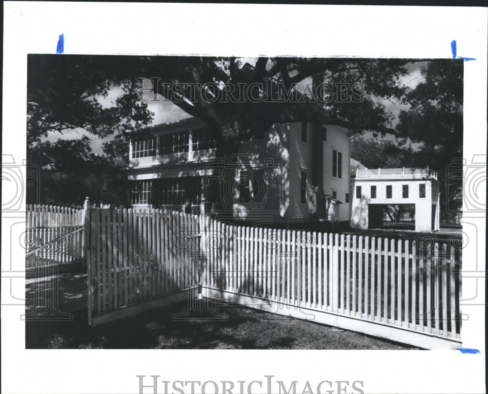 1987 George Ranch house in Richmond, Fort Bend County Museum, TX - Historic Images