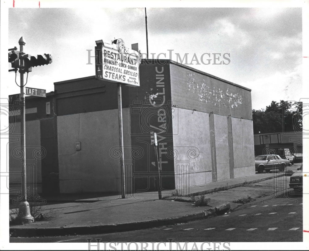 1981 Press Photo Fourth Ward Clinic in a remodeled grocery store, Houston - Historic Images