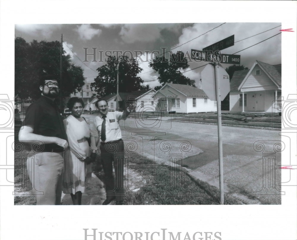 1989 Leaders of Metropolitan Organization in Fifth Ward, Houston - Historic Images