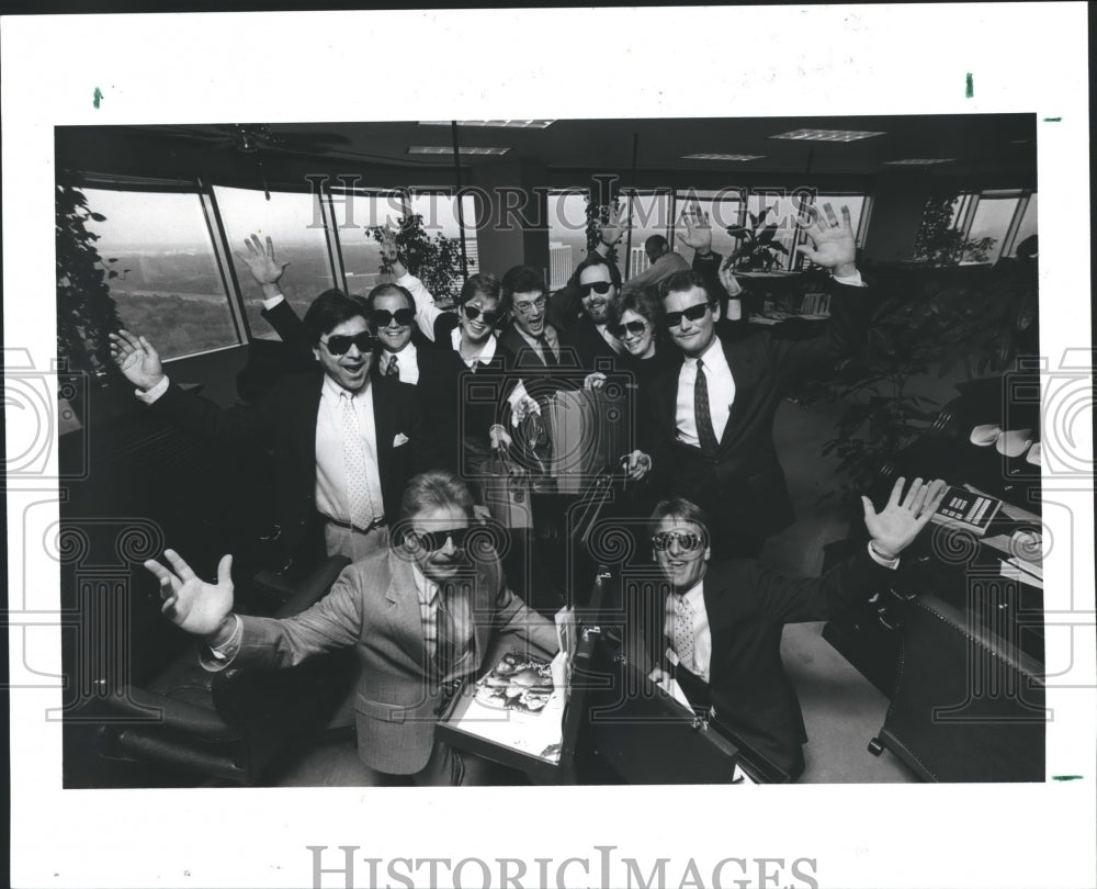 1987 Participants in the Hou-Dah parade, Galveston, Mardi Gras - Historic Images