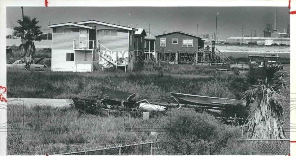 1981 Press Photo Unincorporated community near Highland Bayou, Texas - hca19331 - Historic Images