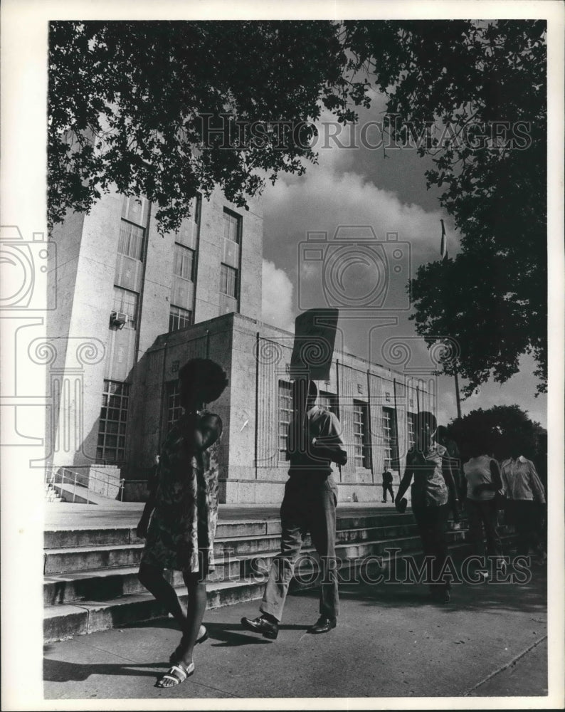 1970 Press Photo Protesters of Garbage Dump in Houston. - hca19567 - Historic Images