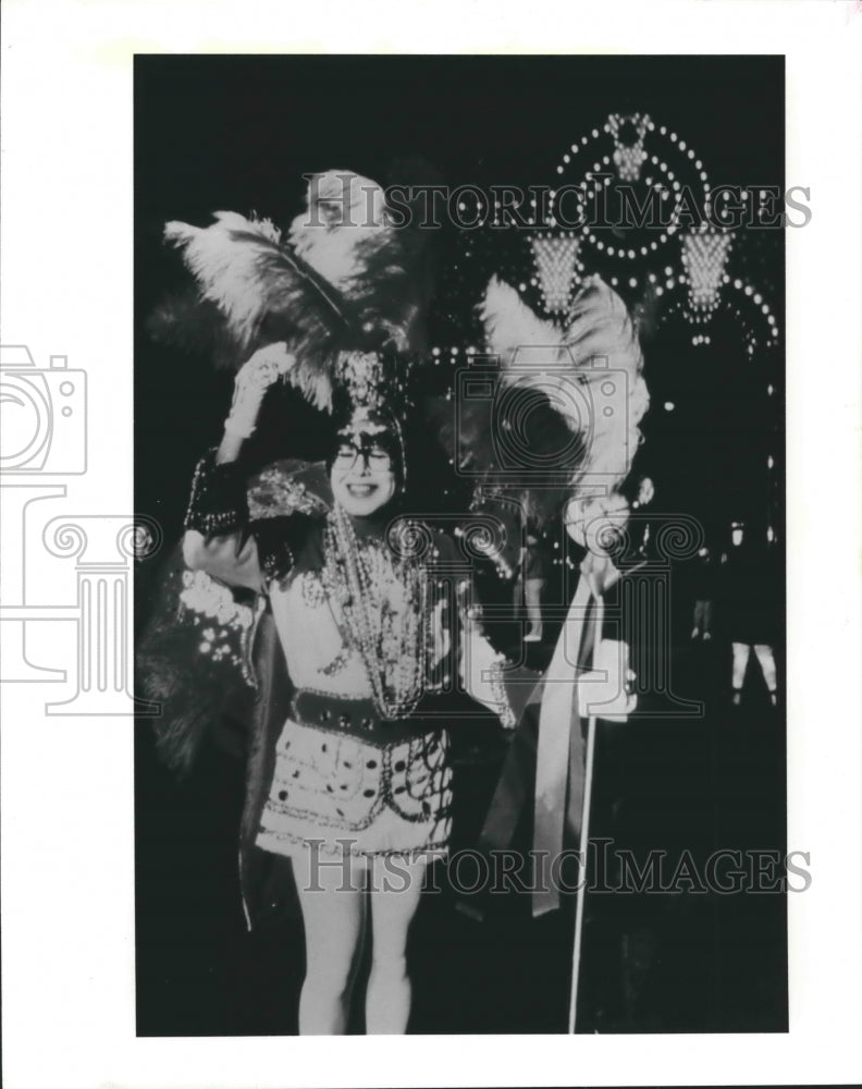 1989 Regina Krewe at Galveston, Texas Mardi Gras - Historic Images