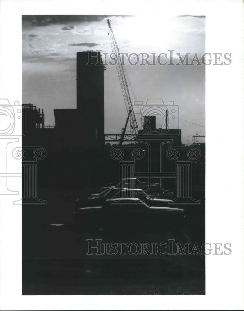 1989 Press Photo Construction, Formosa Plastics Plant in Baton Rouge, Louisiana - Historic Images