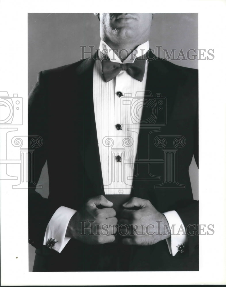 1990 Men Fashion Tuxedo. - Historic Images