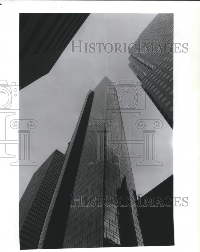 1987 Press Photo Allied Bank Tower, Houston. - hca20606 - Historic Images