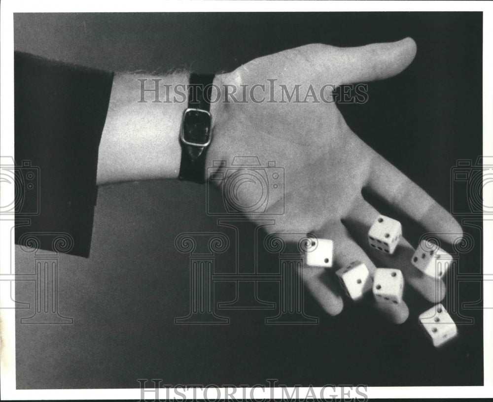 1980 Press Photo Dice. - hca20888 - Historic Images