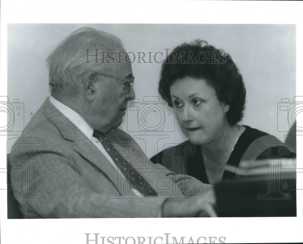 1992 Cindy Jenkins & William Rector On Texas Doctors Series. - Historic Images