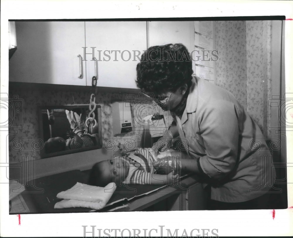 1986 Susan Thornton, Children&#39;s Cottage Inc. Day Care Center Houston - Historic Images